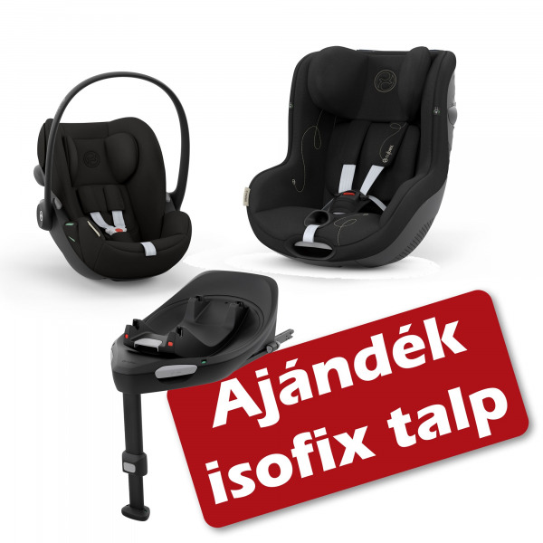 CYBEX Gold Cloud G + Sirona G + Base G - Black